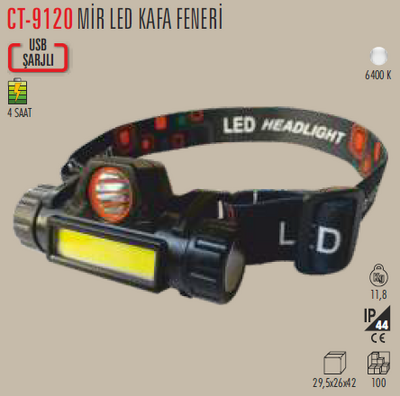 CT-9120 Mir Led Kafa Feneri
