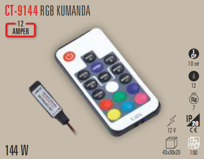 CT-9144 RGB Kumanda 12a