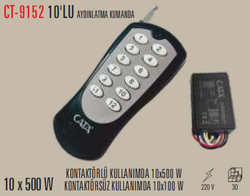 CATA - CT-9152 10'Lu Aydınlatma Kumandası (1)