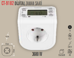 CT-9182 Dijital Zaman Saati 3680w - Thumbnail