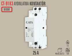 CATA - CT-9183 Aydınlatma Kontaktör 25a (1)