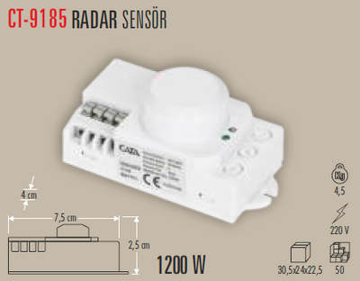 CT-9185 Radar Sensör
