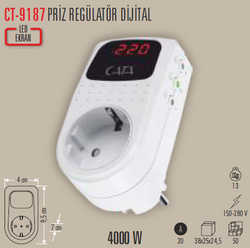 CATA - CT-9187 Priz Regülatör Dijital (1)