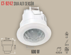 CT-9242 Sıva Altı Sensör - Thumbnail
