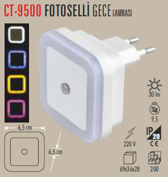 CATA - CT-9500 Fotoseli Gece Lambası (1)
