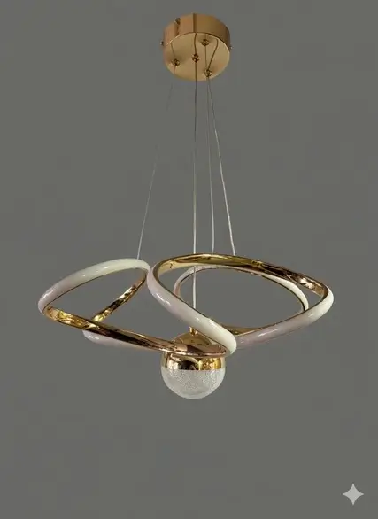 LEDAVM - Cunda Gold Led Avize 3 Renk 