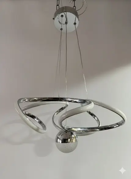 LEDAVM - Cunda Krom Led Avize 3 Renk 