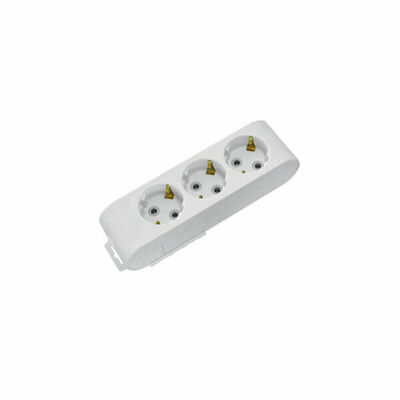 Deco 3′lü Topraklı Klemensli Grup Priz 210-300-301