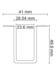 FL-5555 1 Metre Sıva Altı Yaylı Magnet Ray - Thumbnail