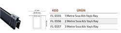 FL-5557 3 Metre Sıva Altı Yaylı Magnet Ray - Thumbnail
