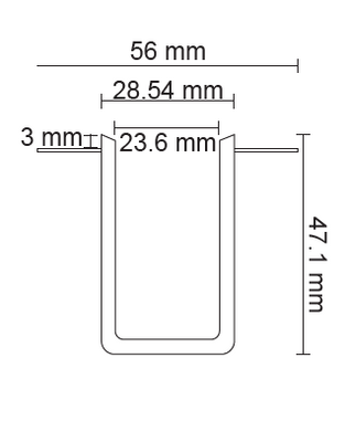 FL-6651 1 Metre Pratik Sıva Altı Magnet Ray