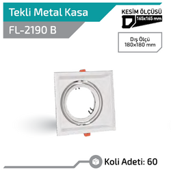 FORLİFE - FL-2190 B Hareketli Tek Giriş Metal Beyaz Kasa (1)