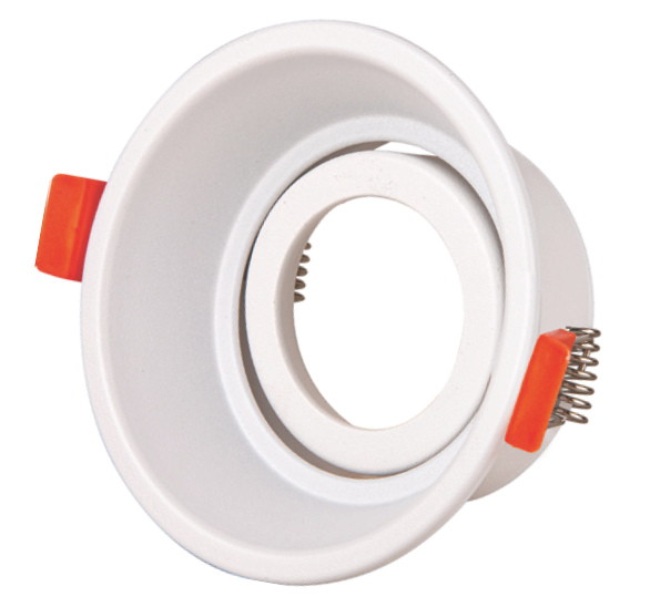 Helios - Helios Opto HS 1409 Tekli Yuvarlak Dekoratif Beyaz Kasa