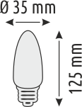Helios Opto HS 2087 Rustik Ampul Kıvrık 4 Watt