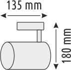 Helios Opto HS 2414 Par30 Ray Soketli Boş Beyaz Kasa