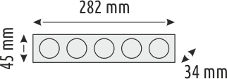 Helios Opto HS 2445 Paris LED Armatür 20 Watt