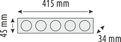 Helios - Helios Opto HS 2446 Paris LED Armatür 30 Watt (1)