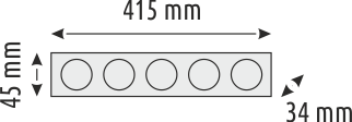 Helios Opto HS 2446 Paris LED Armatür 30 Watt