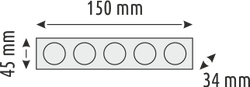 Helios - Helios Opto HS 2447 Paris LED Armatür Beyaz Kasa 10 Watt (1)
