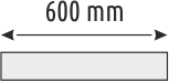 Helios Opto HS 2807 Yatay Bant Armatür 18 Watt