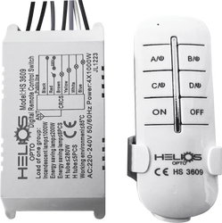 Helios - Helios Opto HS 3609 4 Kanallı Avize Kumandası
