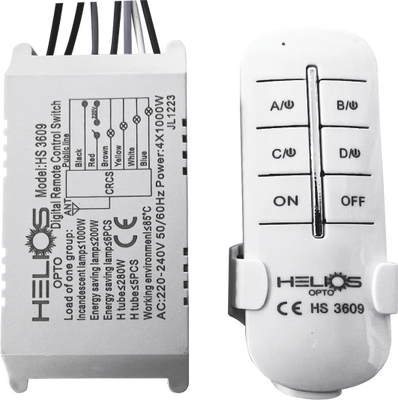 Helios Opto HS 3609 4 Kanallı Avize Kumandası