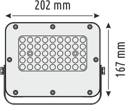 Helios Opto HS 3852 LED Projektör 50 Watt IP 65