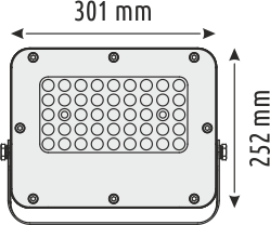 Helios - Helios Opto HS 3854 LED Projektör 150 Watt IP 65 (1)