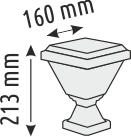 Helios Opto HS 4006 Solar Bahçe Aydınlatma 30 Watt