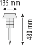 Helios - Helios Opto HS 4019 Solar Bahçe Aydınlatma 15 Watt (1)