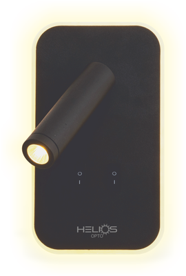 Helios Opto HS 5823 LED Duvar Aydınlatma Derin 15 Watt Siyah Kasa