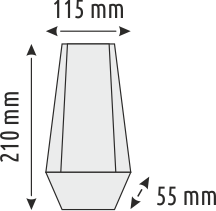 Helios - Helios Opto HS 5872 LED Duvar Aydınlatma 2x3 Watt (1)