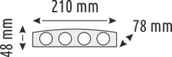 Helios - Helios Opto HS 5875 LED Duvar Aydınlatma 8 Watt (1)