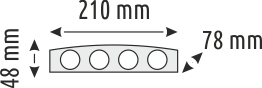 Helios Opto HS 5875 LED Duvar Aydınlatma 8 Watt