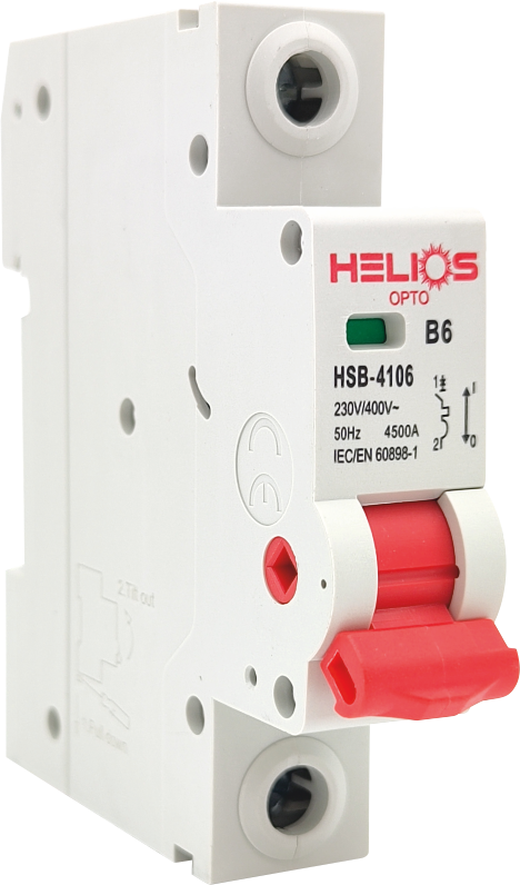 Helios - Helios Opto HSB 4125 1x25A 4500kA B Tipi Monofaze W Otomat