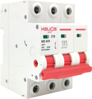 Helios Opto HSC 43100 3x100a 4500ka C Tipi Trifaze W Otomat