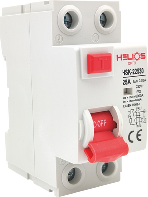 Helios Opto HSK 240300 2x40A 300mA Monofaze Kaçak Akım Rölesi