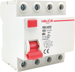 Helios - Helios Opto HSK 46330 4x63A 30mA Trifaze Kaçak Akım Rölesi