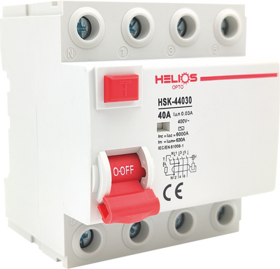 Helios Opto HSK 48030 4x80A 30mA Trifaze Kaçak Akım Rölesi