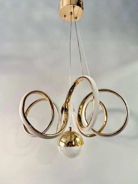 LEDAVM - İbiza Gold 3 Renk Led Avize