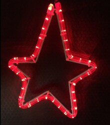 LEDAVM - Led Işıklı Yılbaşı Asimetrik Yıldız 35 cm (1) LEDAVM - Led Işıklı Yılbaşı Asimetrik Yıldız 35 cm (1)