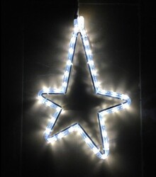 LEDAVM - Led Işıklı Yılbaşı Asimetrik Yıldız 65 cm LEDAVM - Led Işıklı Yılbaşı Asimetrik Yıldız 65 cm