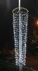 LEDAVM - Led Işıklı Yılbaşı Halka Direk Tipi 200 cm LEDAVM - Led Işıklı Yılbaşı Halka Direk Tipi 200 cm