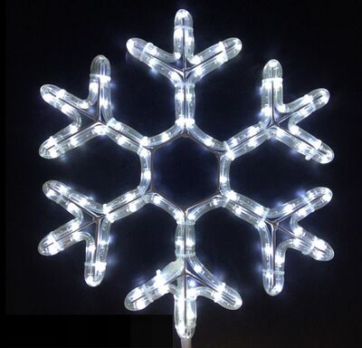 Led Işıklı Yılbaşı Kar Tanesi 35 cm