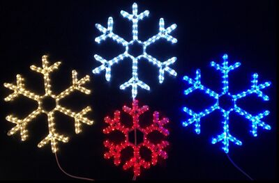 Led Işıklı Yılbaşı Kar Tanesi 68 cm