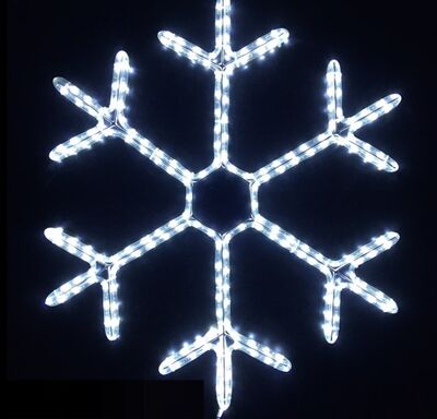 Led Işıklı Yılbaşı Kar Tanesi 68 cm