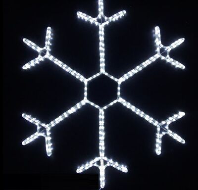 Led Işıklı Yılbaşı Kar Tanesi 98 cm