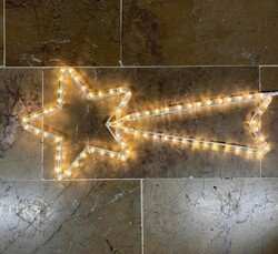 LEDAVM - Led Işıklı Yılbaşı Kuyruklu Yıldız 65 cm LEDAVM - Led Işıklı Yılbaşı Kuyruklu Yıldız 65 cm