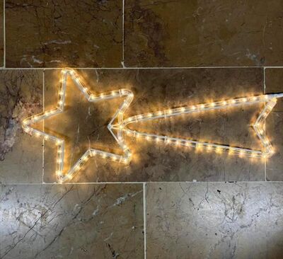 Led Işıklı Yılbaşı Kuyruklu Yıldız 65 cm