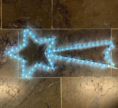 Led Işıklı Yılbaşı Kuyruklu Yıldız 65 cm